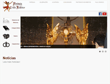Tablet Screenshot of cristoredentor.org.br